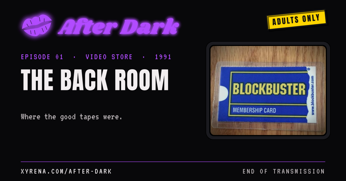 The Back Room — Xyrena After Dark